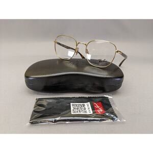 Ray-Ban Rx6477 3119 Square Eyewear Frames, Arista/Demo Lens, 49 mm